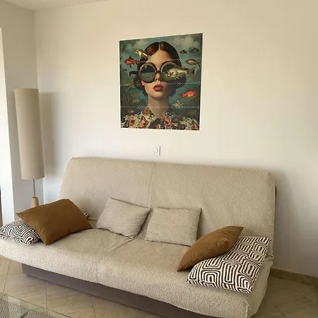 2p Avec Terrasse, Animaux Acceptes, Parking, Climatisation - Fr-1-250-325 Apartamento